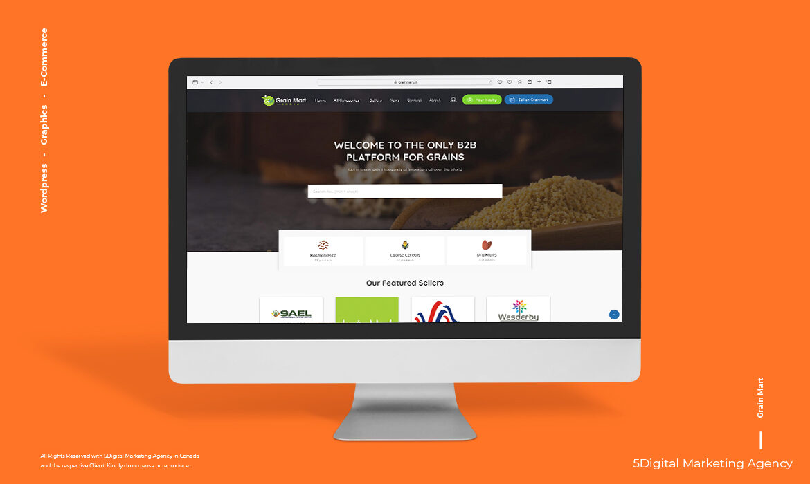 Website Designing and Development for Grainmart Limited